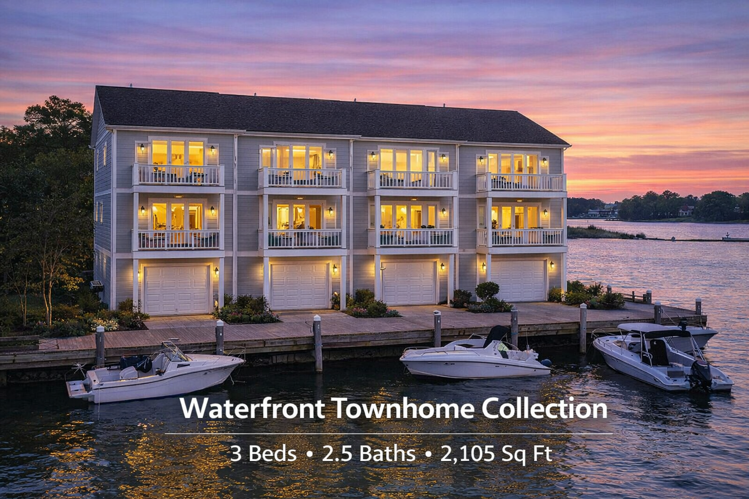 Waterfront Townhome Collection at 920 Waterside Landing