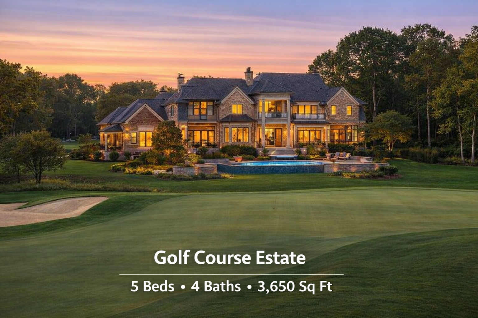 Golf Course Estate at 1182 Fairway Reserve Lane